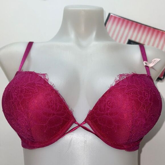 🔥Victoria's Secret bombshell push-up bra Sz 32B New - Picture 1 of 6